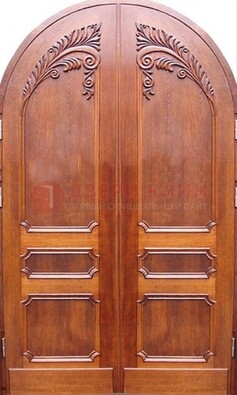 Металлическая арочная дверь ДА-9 в салон красоты 