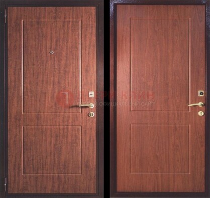 Фрезированная металлическая дверь с МДФ ДМ-182 в Хотьково