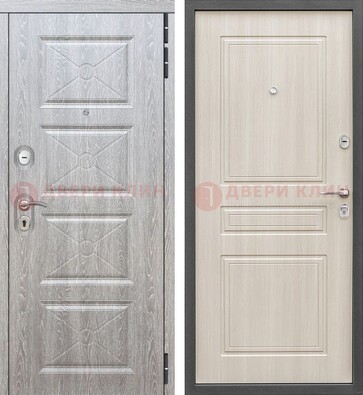 Железная коричневая дверь Темный орех с МДФ Шоколад ДМ-302 в Хотьково