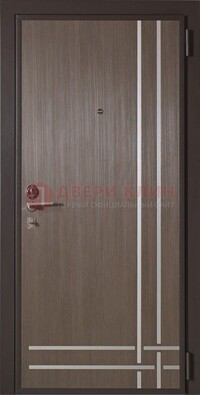 Квартирная стальная дверь с МДФ с декоративными вставками ДМ-89 в Хотьково