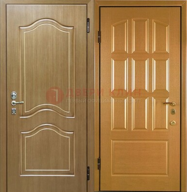 Светлая железная дверь с МДФ ДМ-8 в Хотьково