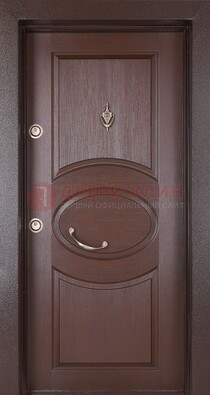 Железная дверь с массивом дуба в стиле классика ДМД-55 в Хотьково