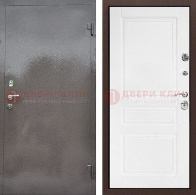 Входная стальная дверь с порошковым окрасом и МДФ внутри ДП-311 в Хотьково