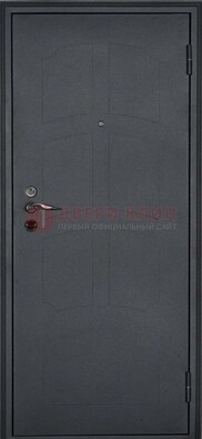 Черная железная дверь с порошковым напылением ДП-69 в Хотьково
