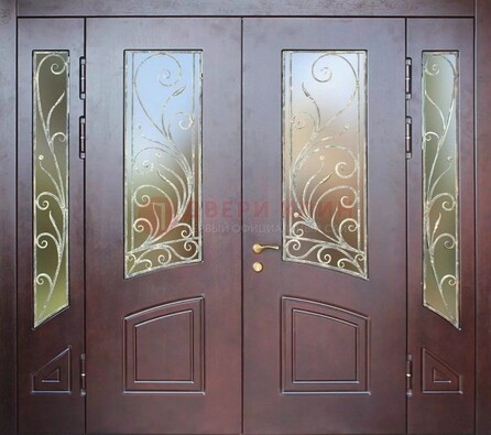 Парадная дверь ДПР-58 с остеклением в Хотьково