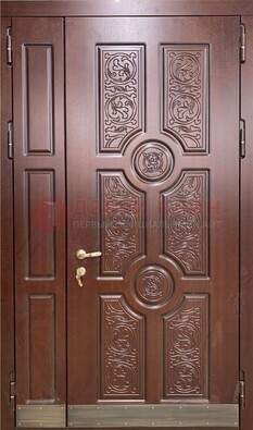 Парадная металлическая дверь с узором ДПР-74 в Хотьково
