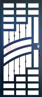 Современная металлическая решетчатая дверь ДР-38 в Хотьково