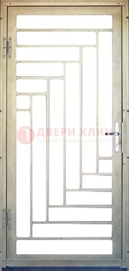 Железная решетчатая дверь с узором ДР-41 в Хотьково