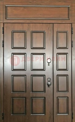 Уличная полуторная дверь с виноритом ДВТ-190 в Ступино