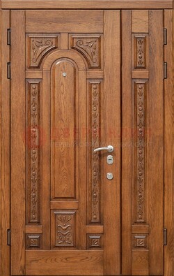 Полуторная железная дверь винорит для дома ДВТ-252 в Хотьково